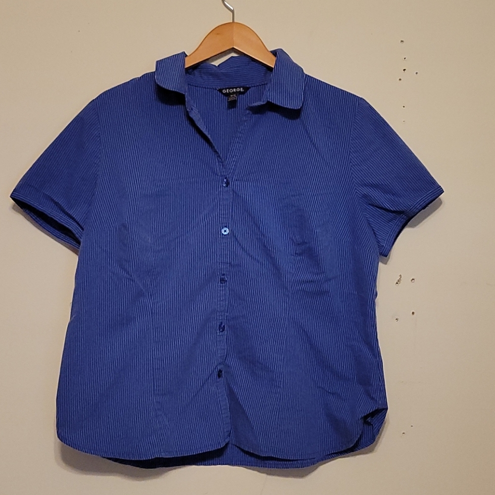 George Button Down Blouse
